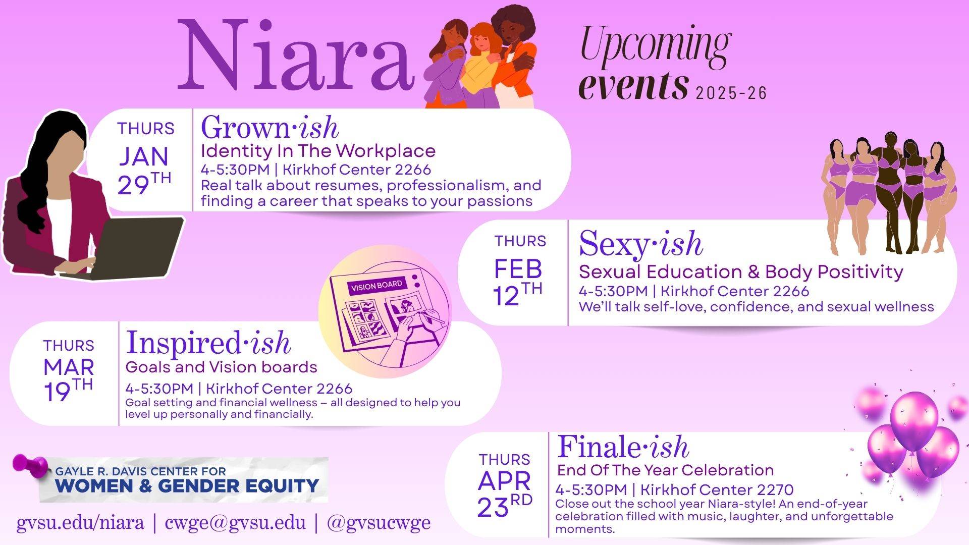 Spring26 Niara Schedule